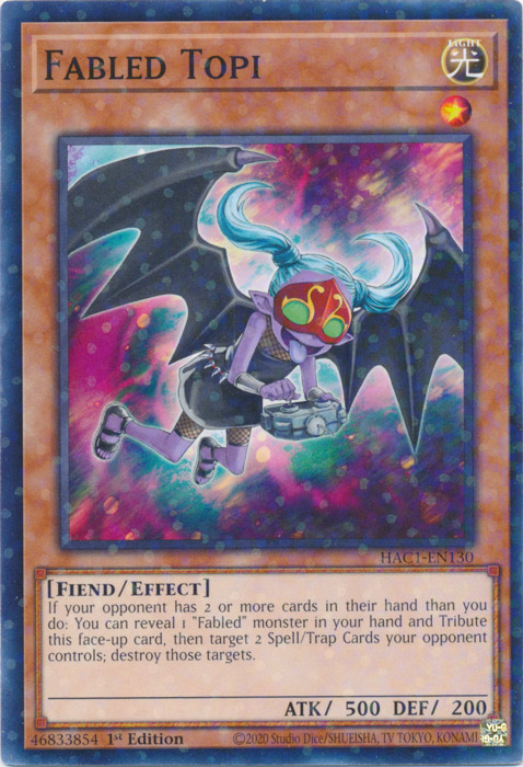 Fabled Topi (Duel Terminal) [HAC1-EN130] Common | Gaming Infinity