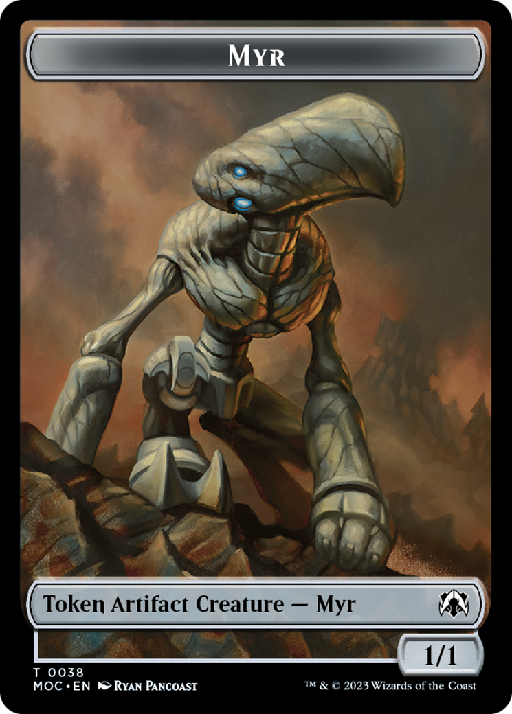 Phyrexian Germ // Myr Double-Sided Token [March of the Machine Commander Tokens] | Gaming Infinity