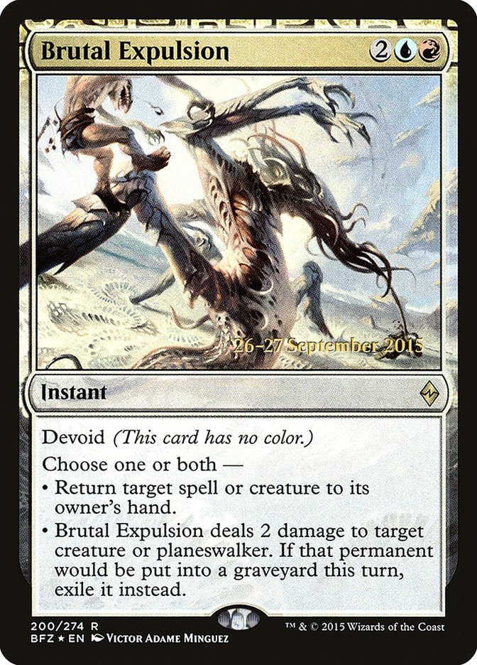 Brutal Expulsion  [Battle for Zendikar Prerelease Promos] | Gaming Infinity