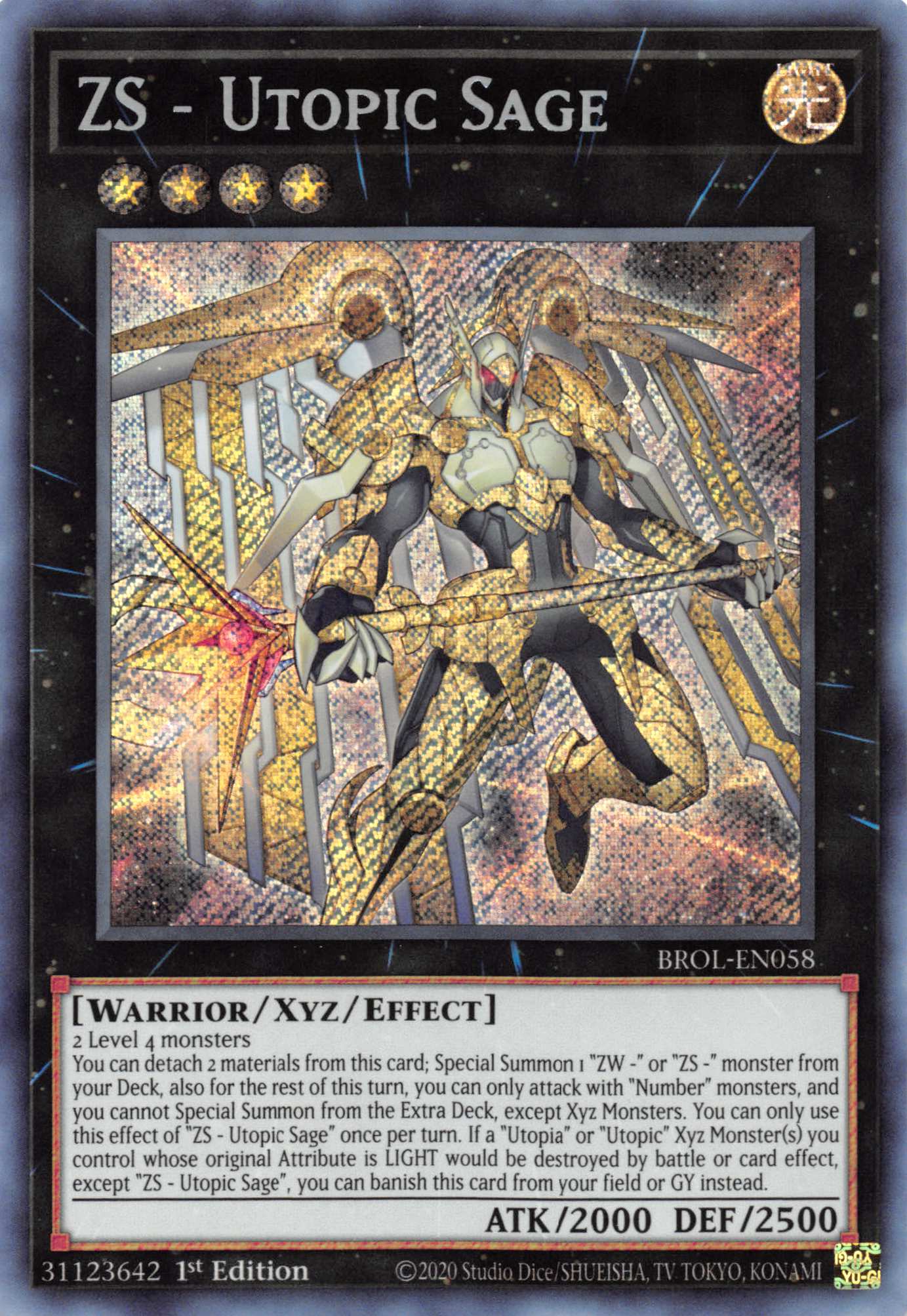 ZS - Utopic Sage [BROL-EN058] Secret Rare | Gaming Infinity