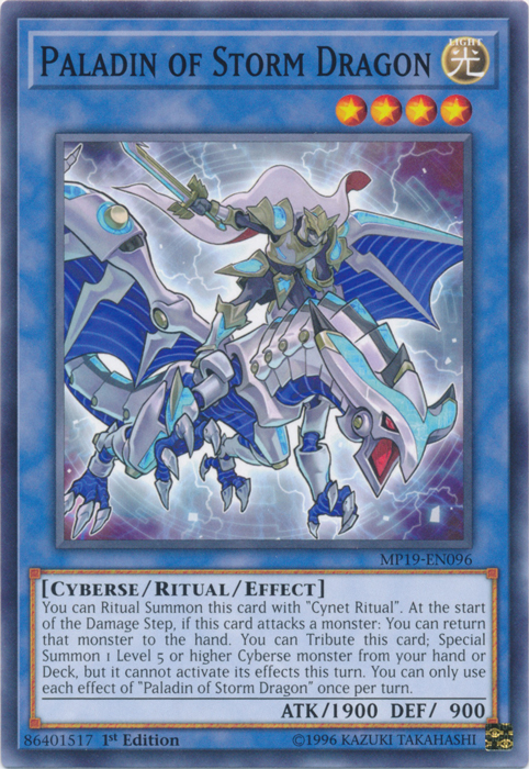 Paladin of Storm Dragon [MP19-EN096] Common | Gaming Infinity