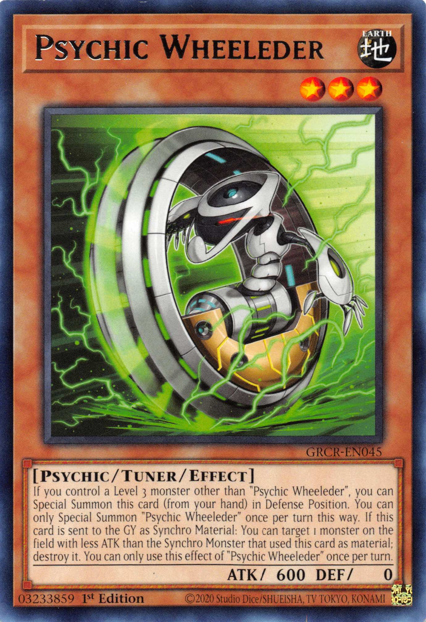 Psychic Wheeleder [GRCR-EN045] Rare | Gaming Infinity