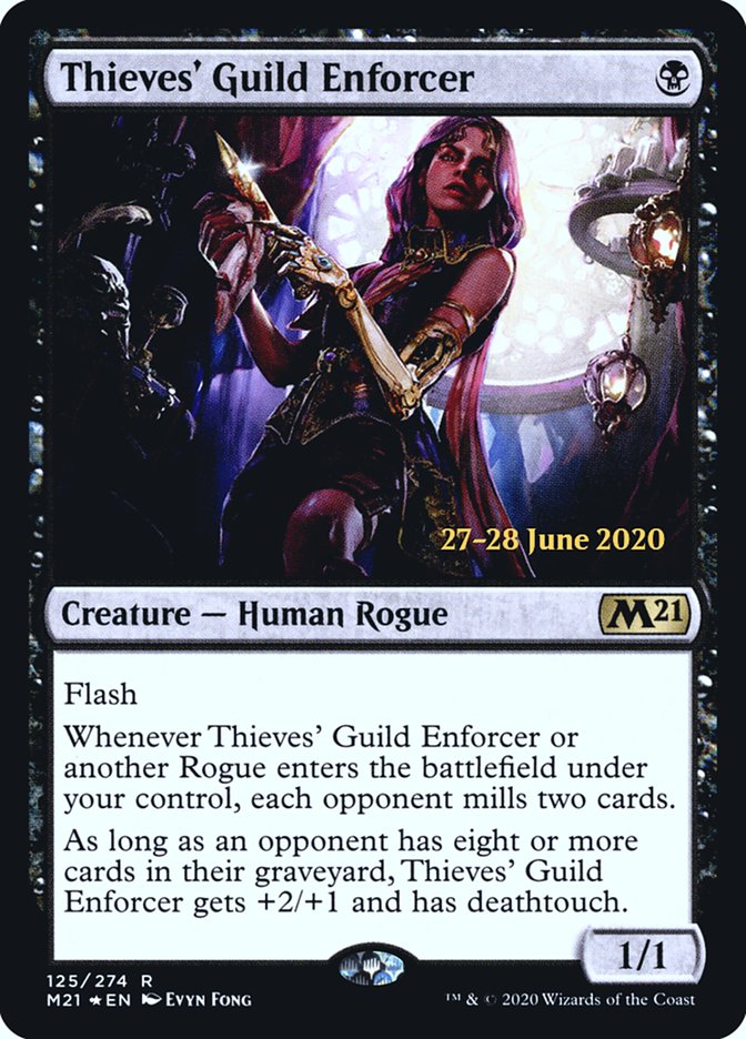 Thieves' Guild Enforcer  [Core Set 2021 Prerelease Promos] | Gaming Infinity