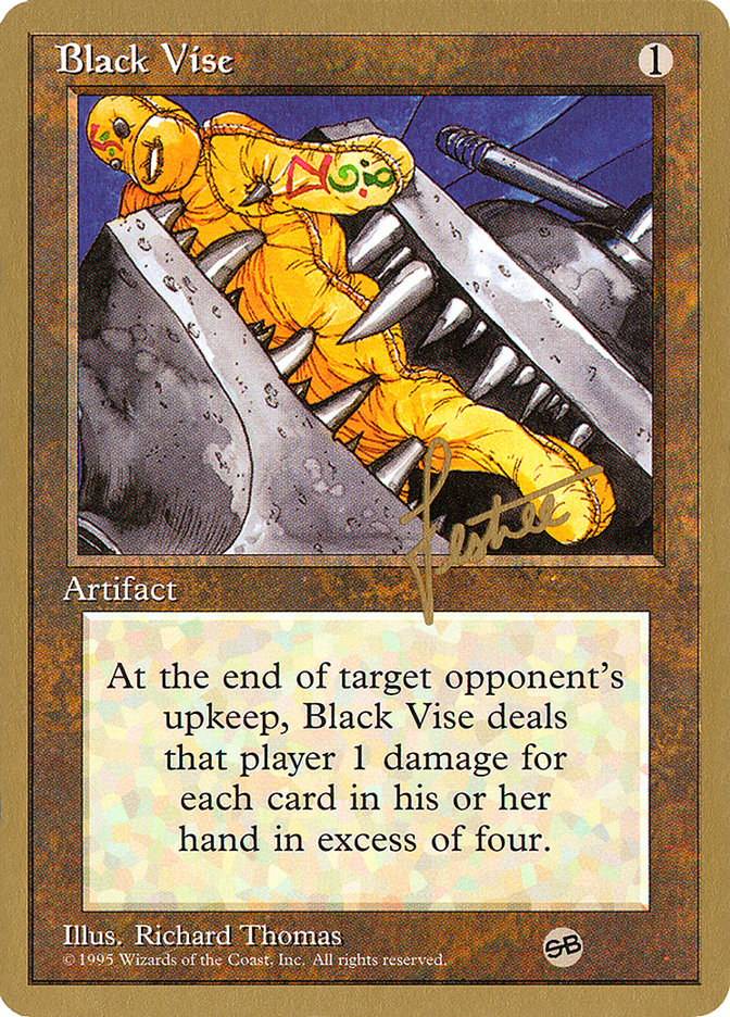 Black Vise (Bertrand Lestree) (SB) [Pro Tour Collector Set] | Gaming Infinity