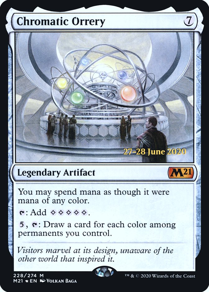 Chromatic Orrery  [Core Set 2021 Prerelease Promos] | Gaming Infinity