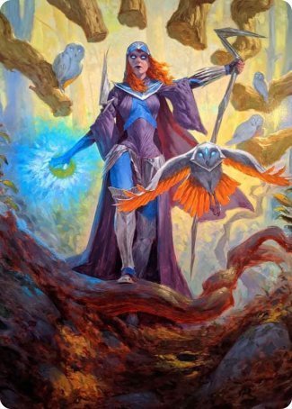 Kasmina, Enigma Sage Art Card [Strixhaven: School of Mages Art Series] | Gaming Infinity