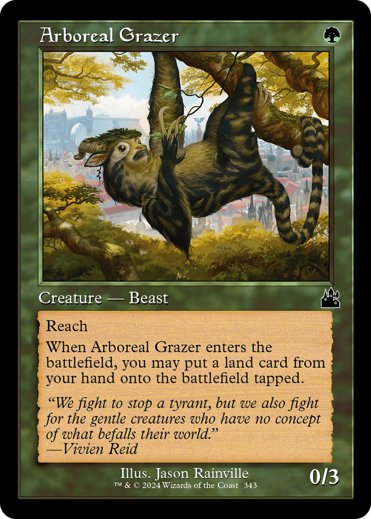 Arboreal Grazer (Retro Frame) [Ravnica Remastered] | Gaming Infinity