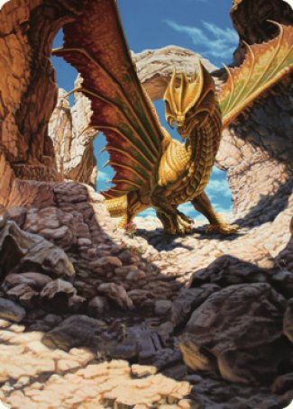 Ancient Brass Dragon Art Card (02) [Commander Legends: Battle for Baldur's Gate Art Series] | Gaming Infinity