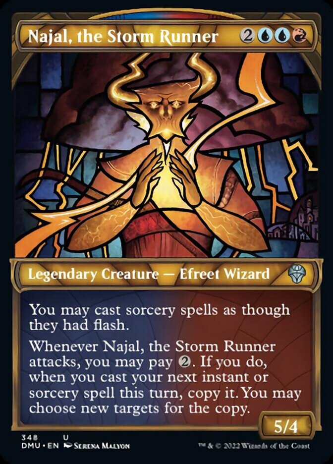 Najal, the Storm Runner (Showcase Textured) [Dominaria United] | Gaming Infinity