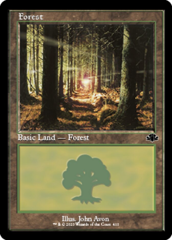 Forest (410) (Retro) [Dominaria Remastered] | Gaming Infinity