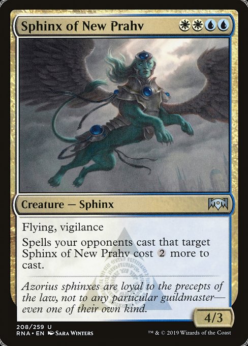 Sphinx of New Prahv [Ravnica Allegiance] | Gaming Infinity