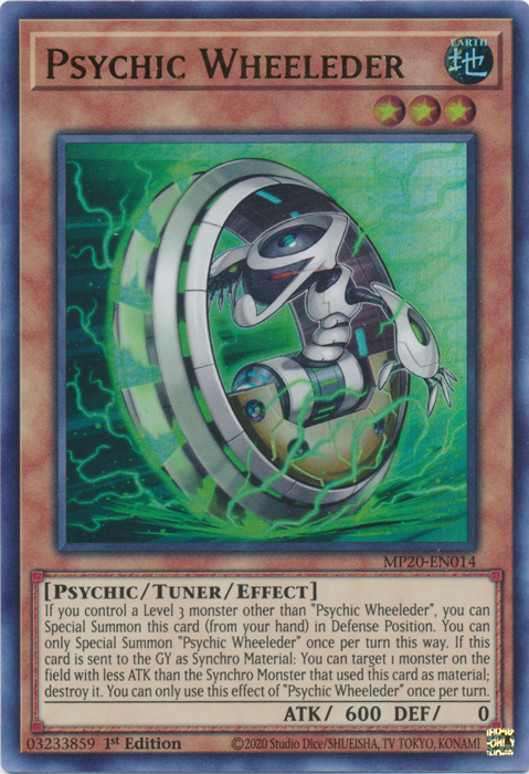 Psychic Wheeleder [MP20-EN014] Ultra Rare | Gaming Infinity