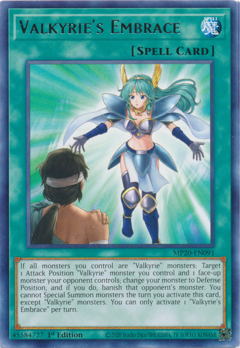 Valkyrie's Embrace [MP20-EN091] Rare | Gaming Infinity