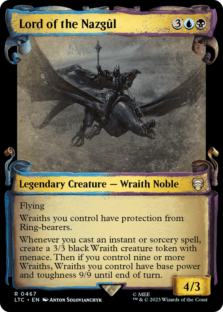 Lord of the Nazgul [The Lord of the Rings: Tales of Middle-Earth Commander Showcase Scrolls] | Gaming Infinity