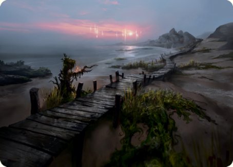 Deserted Beach Art Card [Innistrad: Midnight Hunt Art Series] | Gaming Infinity