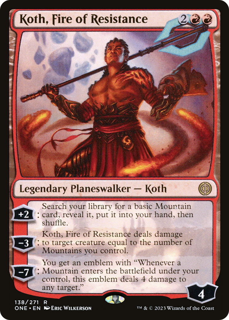 Koth, Fire of Resistance [Phyrexia: All Will Be One] | Gaming Infinity