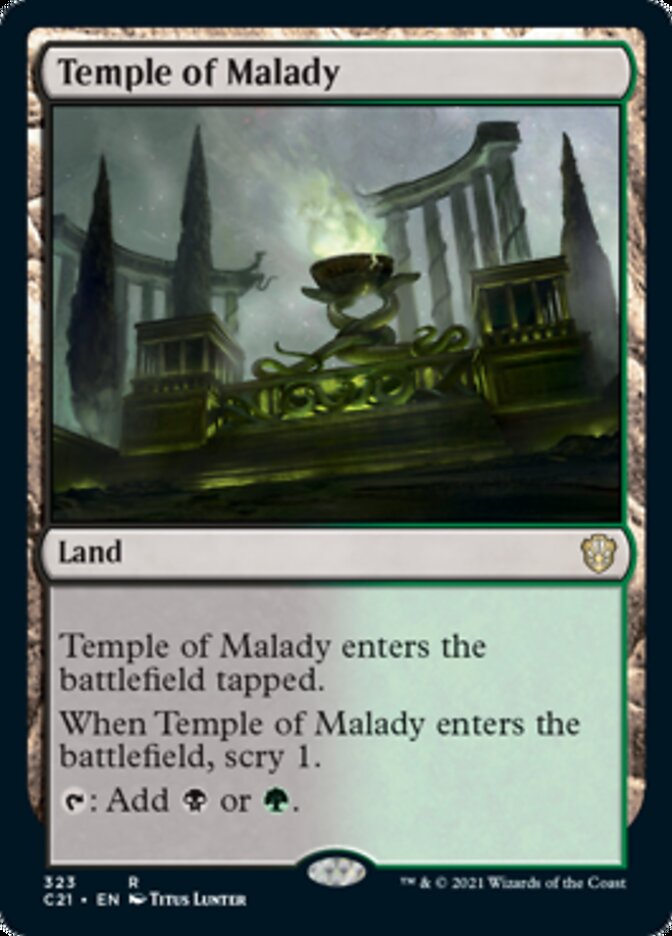 Temple of Malady [Commander 2021] | Gaming Infinity