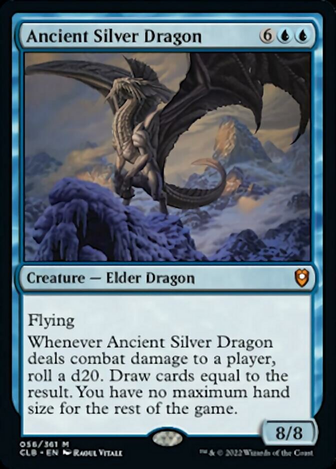 Ancient Silver Dragon [Commander Legends: Battle for Baldur's Gate] | Gaming Infinity