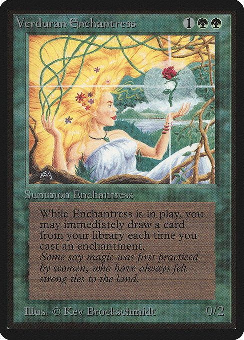 Verduran Enchantress [Limited Edition Beta] | Gaming Infinity