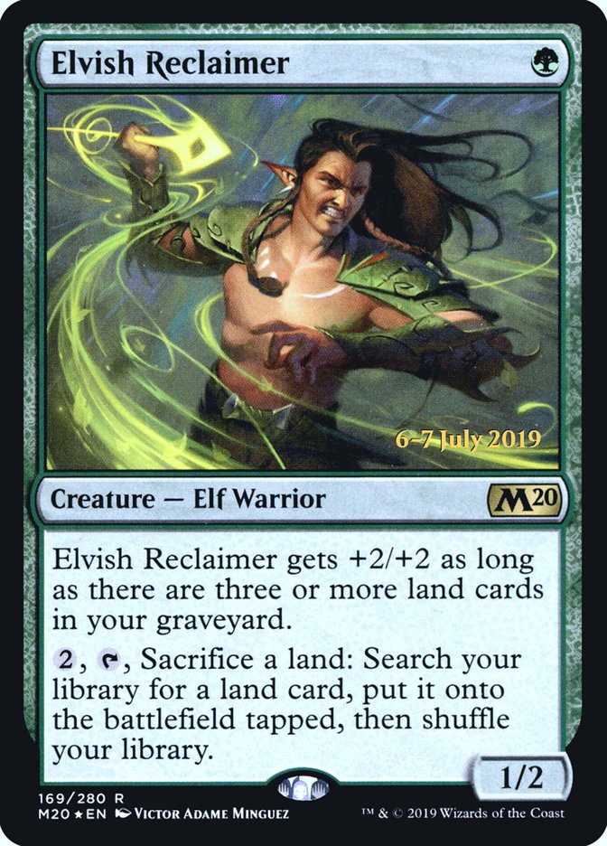 Elvish Reclaimer  [Core Set 2020 Prerelease Promos] | Gaming Infinity