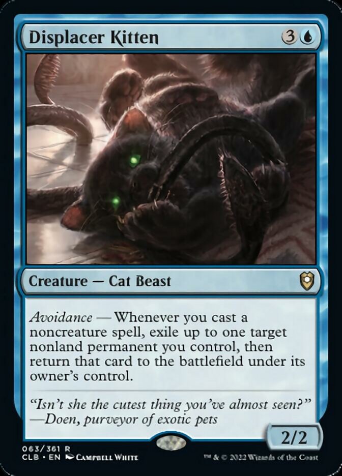 Displacer Kitten [Commander Legends: Battle for Baldur's Gate] | Gaming Infinity