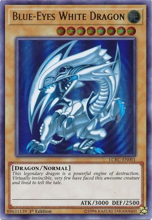 Blue-Eyes White Dragon (Version 2) [LCKC-EN001] Ultra Rare | Gaming Infinity