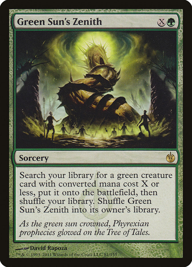 Green Sun's Zenith [Mirrodin Besieged] | Gaming Infinity