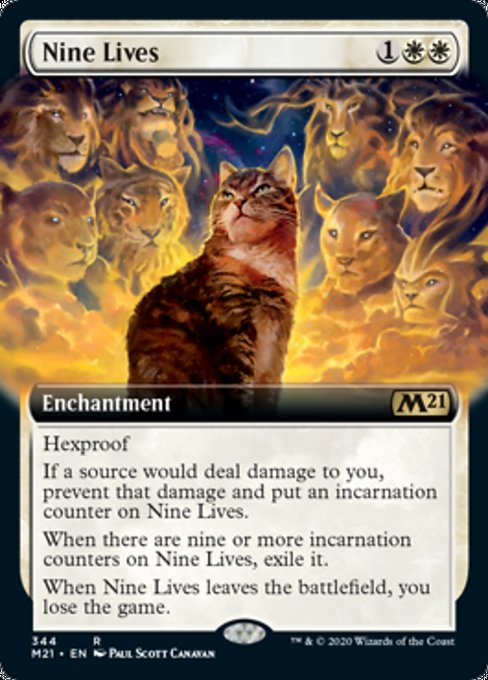 Nine Lives (Extended Art) [Core Set 2021] | Gaming Infinity