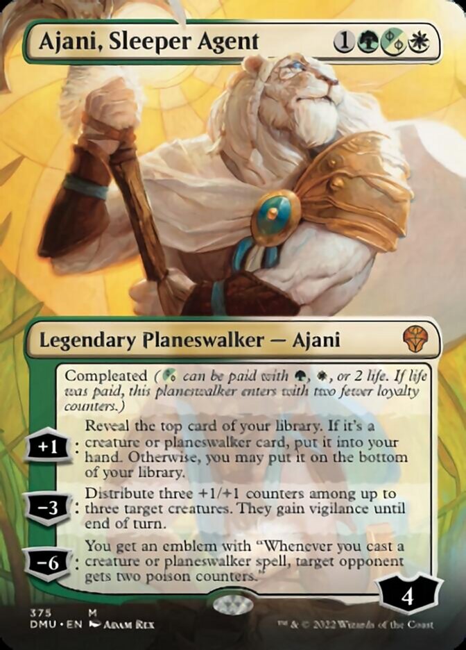 Ajani, Sleeper Agent (Borderless) (375) [Dominaria United] | Gaming Infinity