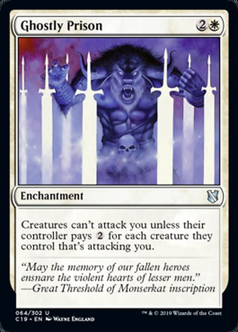 Ghostly Prison [Commander 2019] | Gaming Infinity