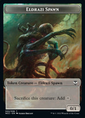 Eldrazi Spawn // Human Double-sided Token [Streets of New Capenna Commander Tokens] | Gaming Infinity