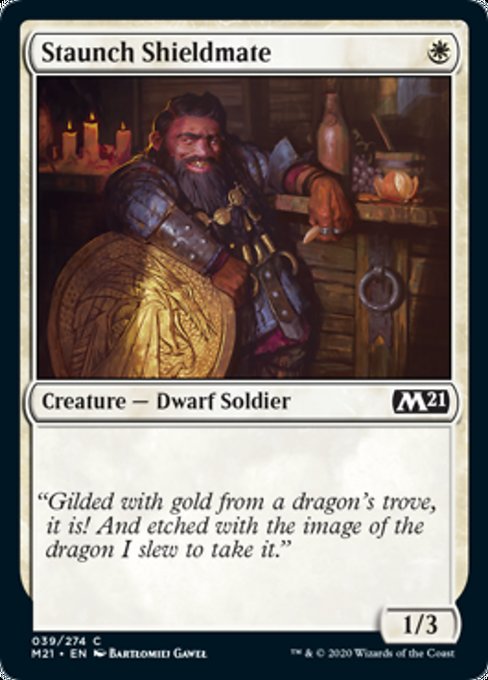 Staunch Shieldmate [Core Set 2021] | Gaming Infinity