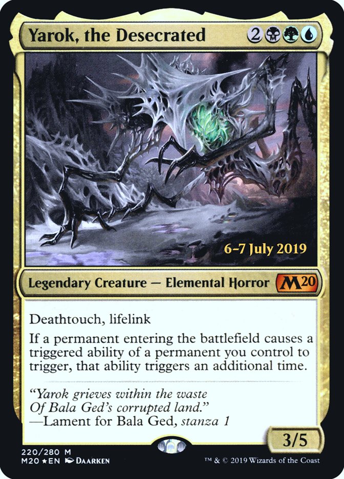 Yarok, the Desecrated  [Core Set 2020 Prerelease Promos] | Gaming Infinity