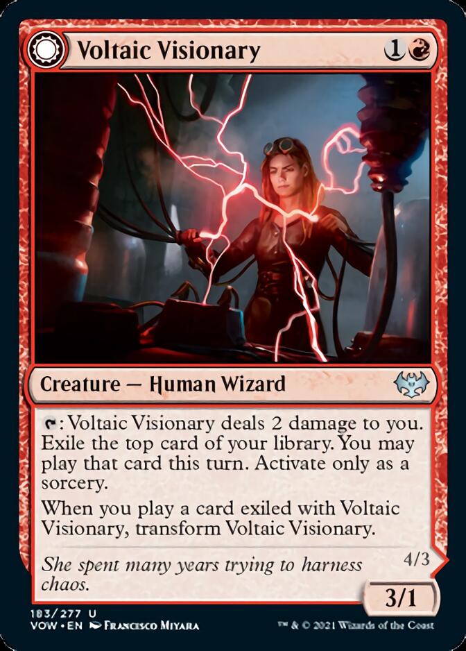 Voltaic Visionary // Volt-Charged Berserker [Innistrad: Crimson Vow] | Gaming Infinity