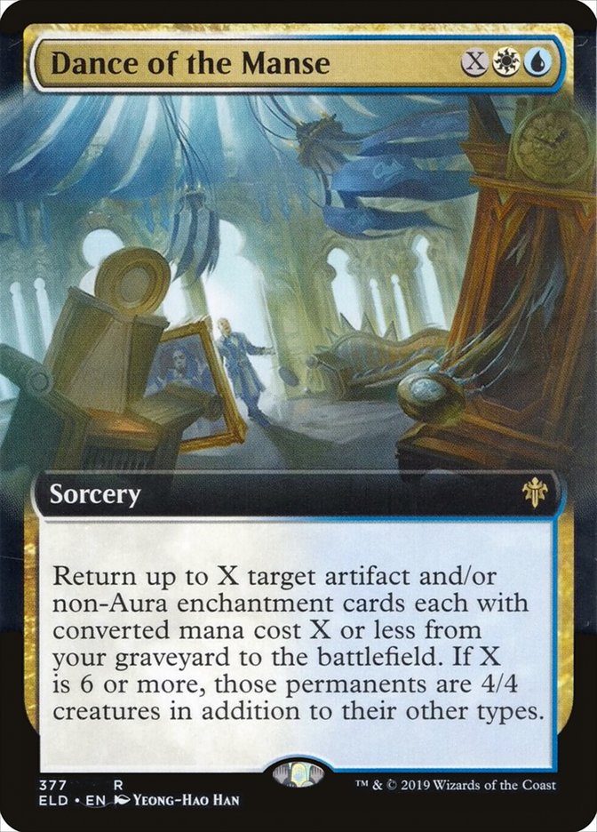Dance of the Manse (Extended Art) [Throne of Eldraine] | Gaming Infinity
