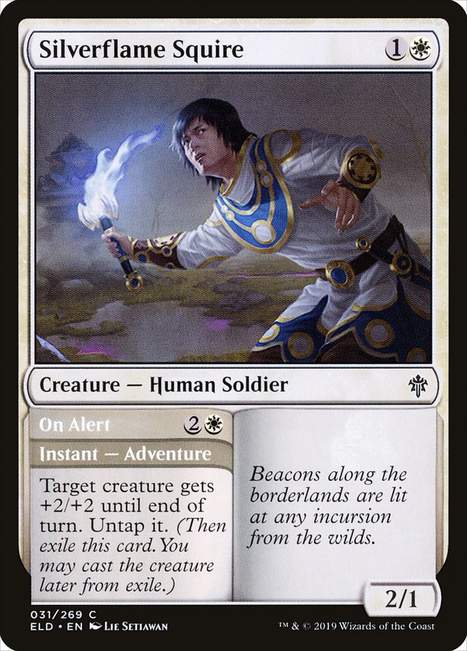 Silverflame Squire // On Alert [Throne of Eldraine] | Gaming Infinity