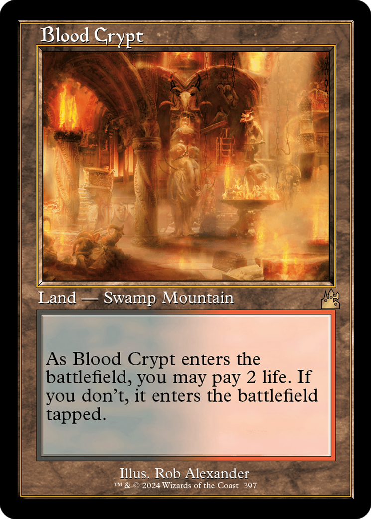 Blood Crypt (Retro) [Ravnica Remastered] | Gaming Infinity