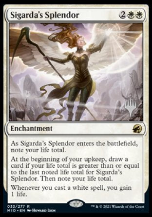 Sigarda's Splendor (Promo Pack) [Innistrad: Midnight Hunt Promos] | Gaming Infinity