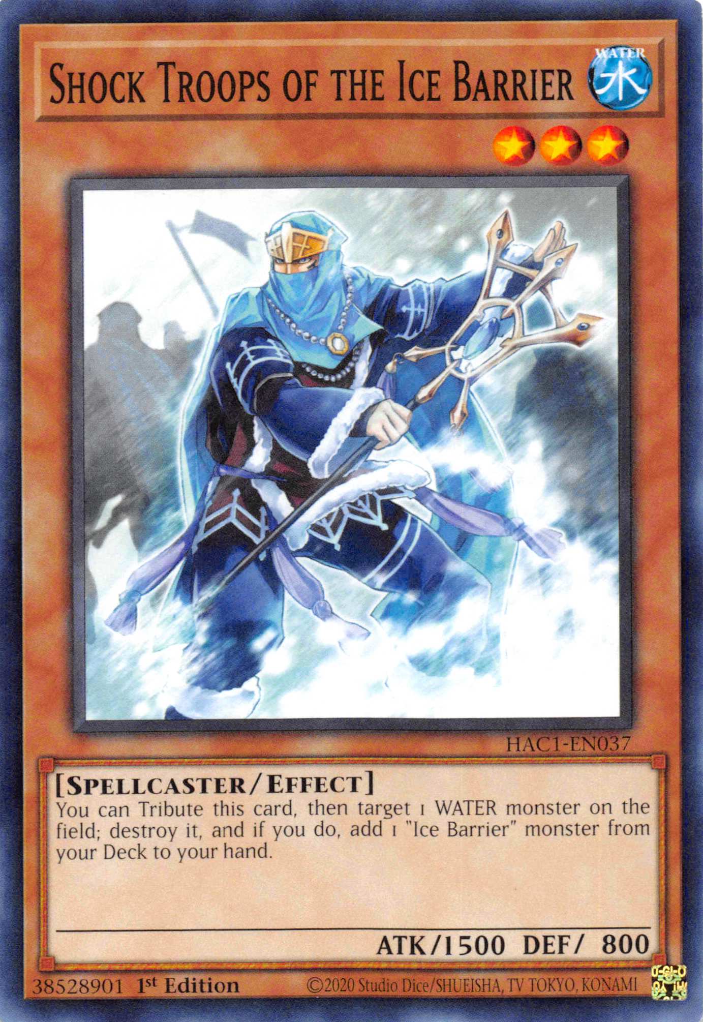 Shock Troops of the Ice Barrier [HAC1-EN037] Common | Gaming Infinity