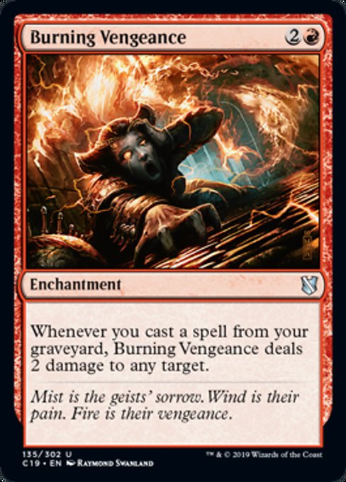 Burning Vengeance [Commander 2019] | Gaming Infinity