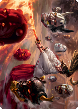 Unquenchable Fury Art Card [Kamigawa: Neon Dynasty Art Series] | Gaming Infinity