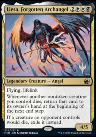 Liesa, Forgotten Archangel (Promo Pack) [Innistrad: Midnight Hunt Promos] | Gaming Infinity