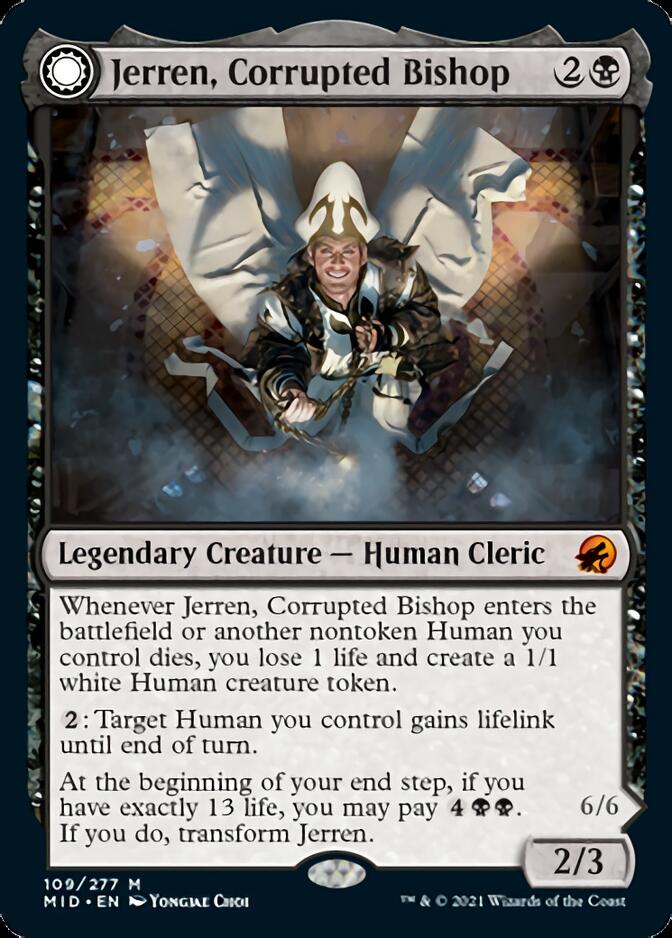 Jerren, Corrupted Bishop // Ormendahl, the Corrupted [Innistrad: Midnight Hunt] | Gaming Infinity