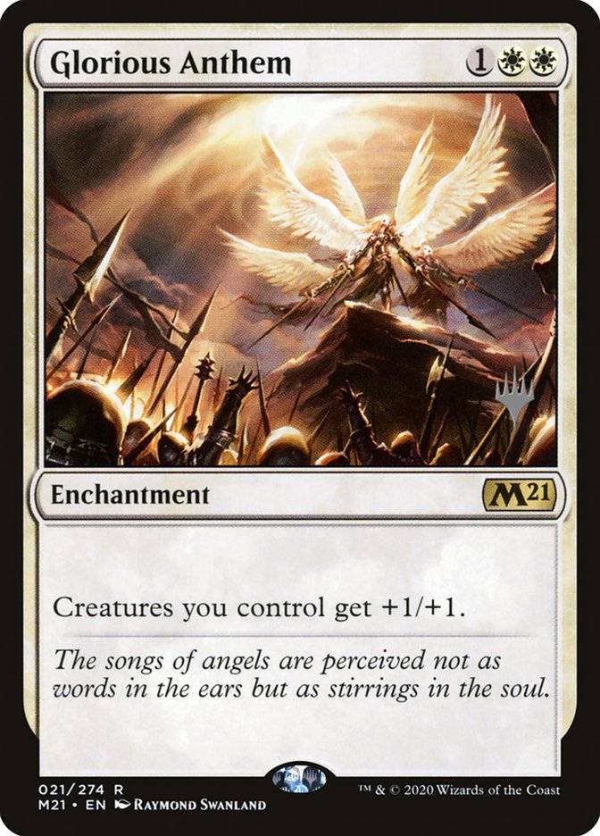 Glorious Anthem (Promo Pack) [Core Set 2021 Promos] | Gaming Infinity