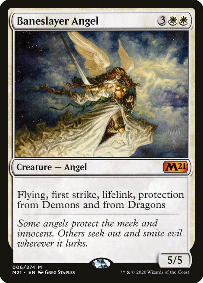 Baneslayer Angel (Promo Pack) [Core Set 2021 Promos] | Gaming Infinity