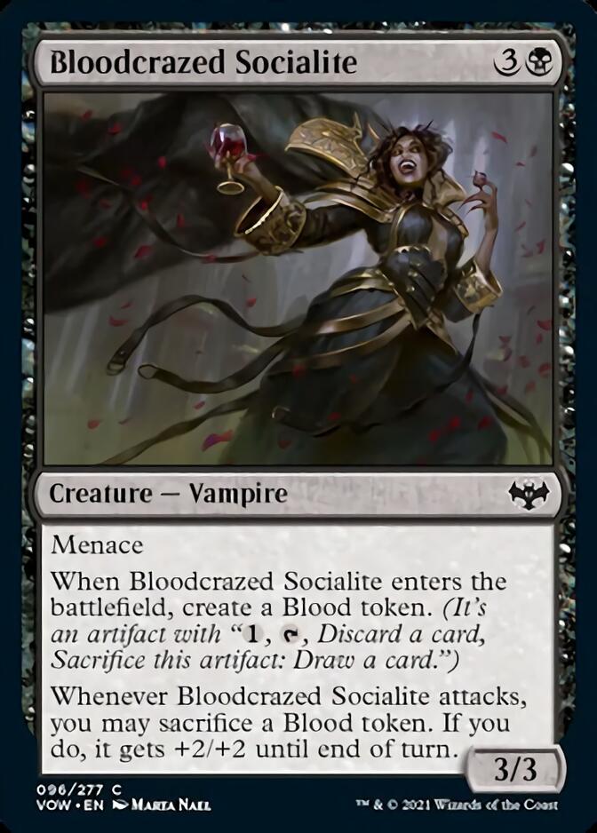 Bloodcrazed Socialite [Innistrad: Crimson Vow] | Gaming Infinity