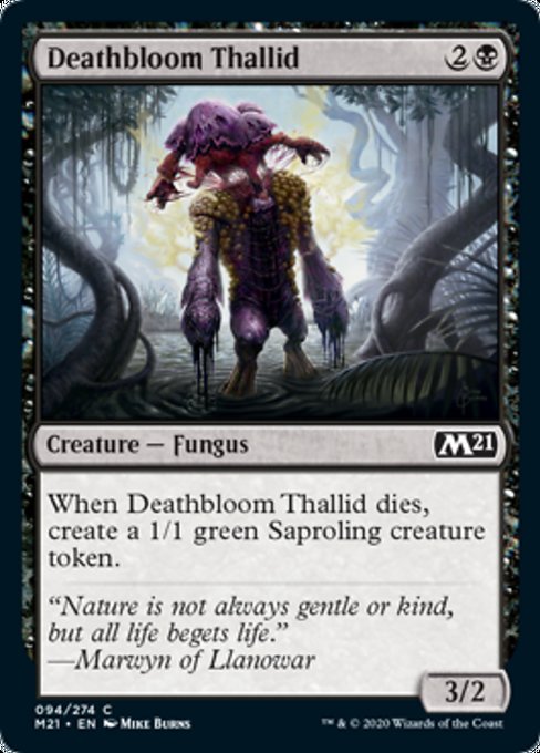 Deathbloom Thallid [Core Set 2021] | Gaming Infinity