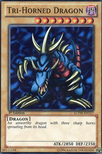 Tri-Horned Dragon [LCYW-EN157] Super Rare | Gaming Infinity