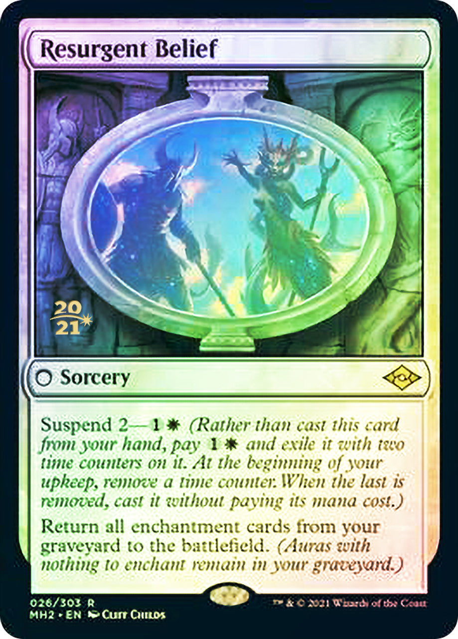 Resurgent Belief [Modern Horizons 2 Prerelease Promos] | Gaming Infinity