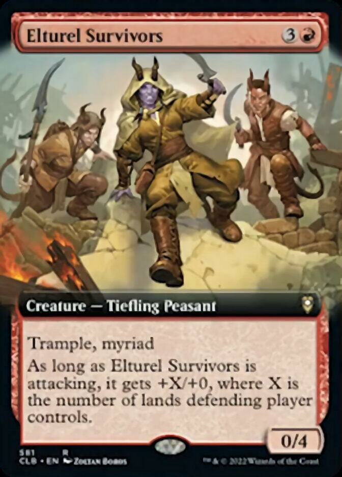 Elturel Survivors (Extended Art) [Commander Legends: Battle for Baldur's Gate] | Gaming Infinity